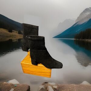 Anne Michelle Heeled Boots Suede Boots‎ Womens 8.5